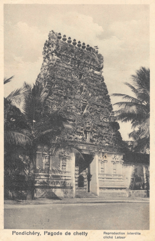 10-04 - Pondichery - pagode Chetty (rue des Missions) - 3